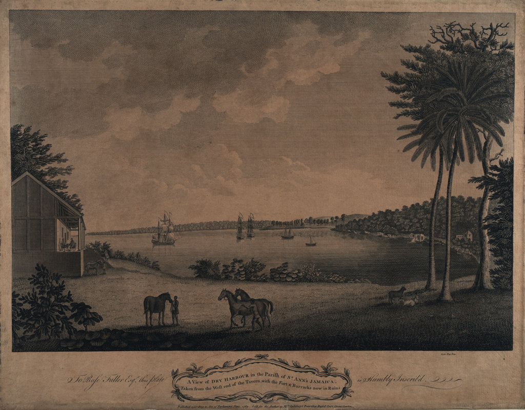Detail of A view of Dry Harbour in the parish of St Ann's Jamaica by unknown