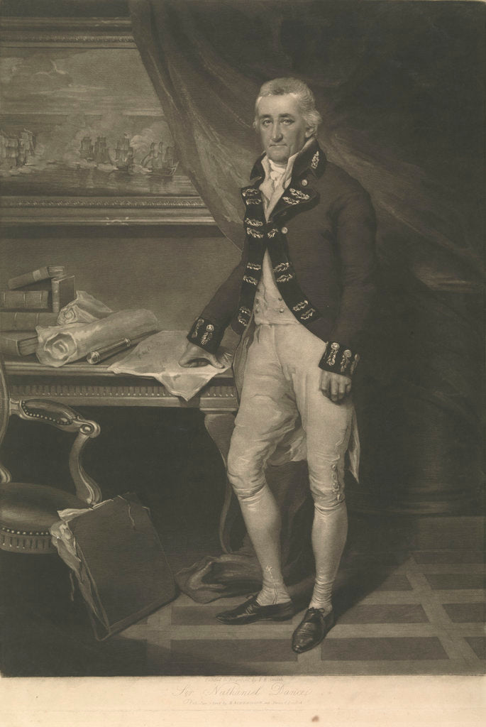 Detail of Sir Nathaniel Dance (1748-1827 ) by John Raphael Smith