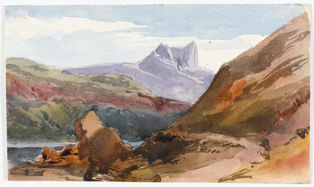 Detail of View of an island in Scotland by Margaret Louisa Herschel