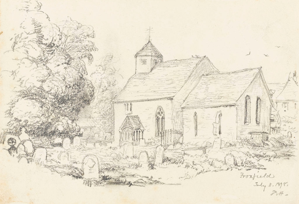 Detail of Froxfield, July 11 1878 by S.E. Hardcastle