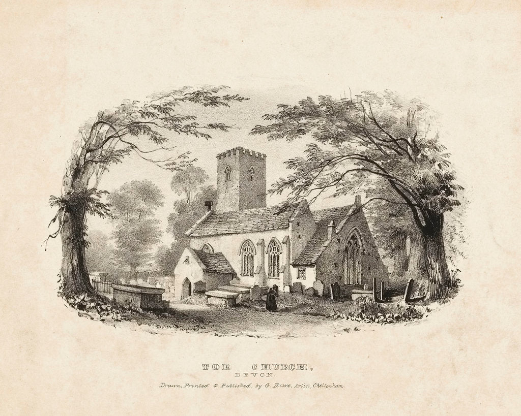 Detail of Tor Church, Devon by George Rowe
