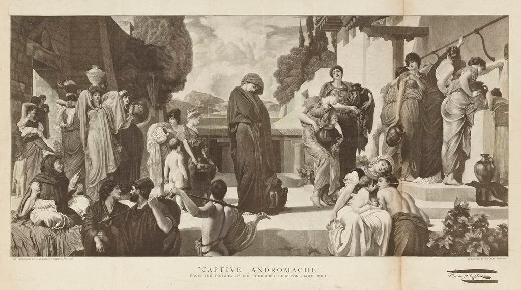 Detail of Captive Andromache by Charles Roberts