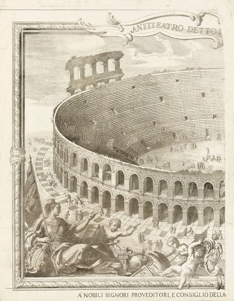 Detail of Arena Verona by unknown