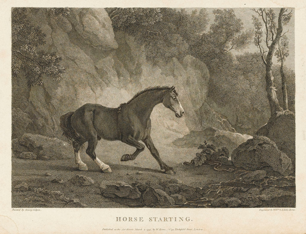 Detail of Horse starting by Sawrey Gilpin