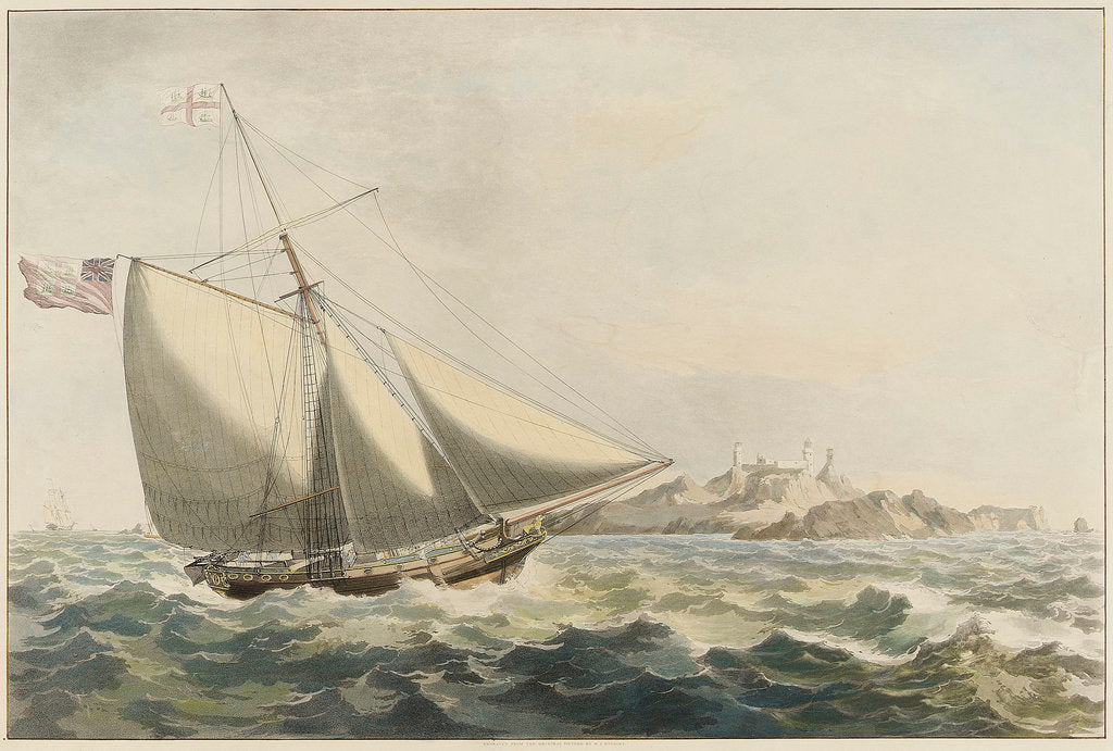 Detail of The Trinity yacht by William John Huggins