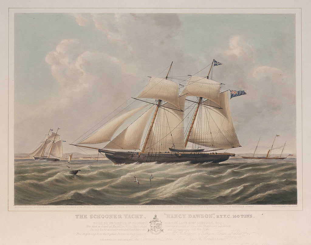 Detail of The schooner yacht 'Nancy Dawson' by Sargent