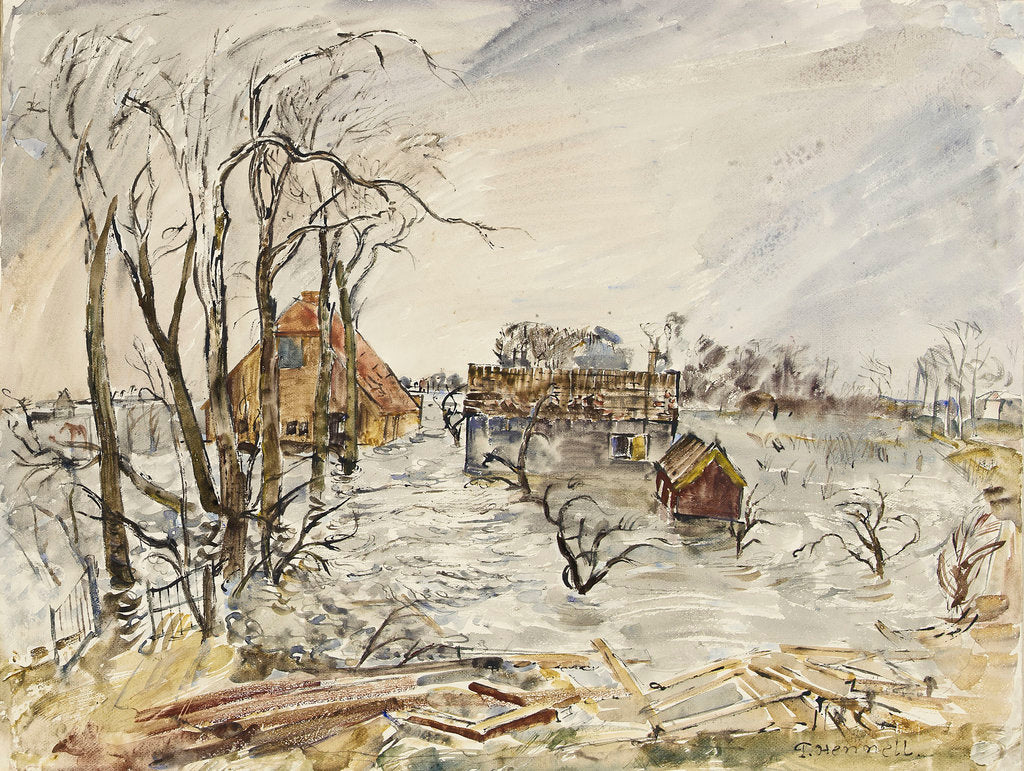 Detail of Flooded Walcheren by Thomas Hennell