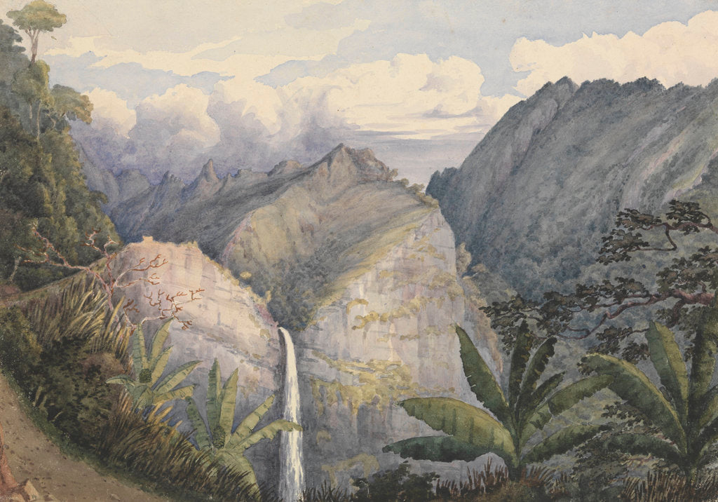 Detail of Fautaua, Tahiti, Augt 25th 1849 [Society Islands] by Edward Gennys Fanshawe