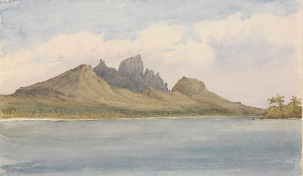 Detail of Bora bora, SE side, within the reef, Septr 5th 1849 [Society Islands] by Edward Gennys Fanshawe