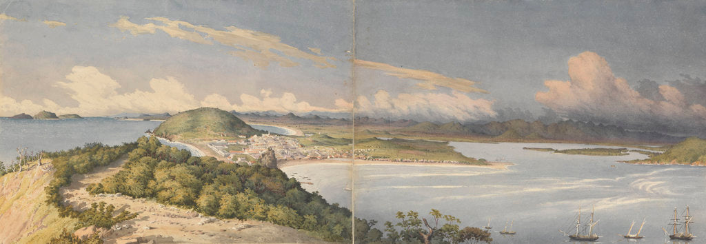 Detail of Mazatlan [Mexico] Augt 1850 by Edward Gennys Fanshawe