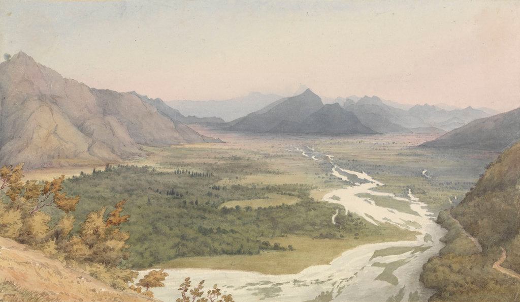 Detail of Between San Felipe de Aconcagua and Quillota, Chile, Jany 16th 1851 by Edward Gennys Fanshawe