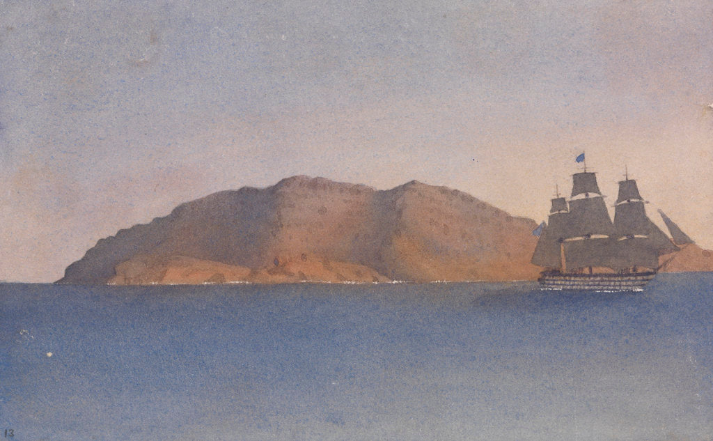 Detail of Cape Bon, June 6th 1857 [Tunisia] by Edward Gennys Fanshawe