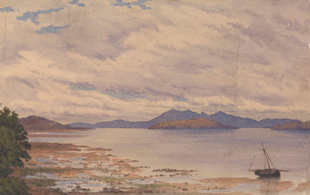 Detail of Arran and the Firth of Clyde from Fairlie, 1843 [Scotland] by Edward Gennys Fanshawe