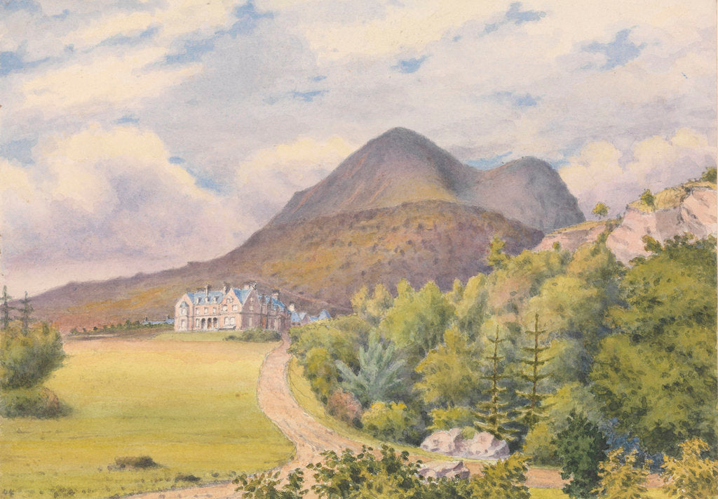 Detail of Torridon House, D. Darroch, Esqr. September 1883 [Scotland] by Edward Gennys Fanshawe