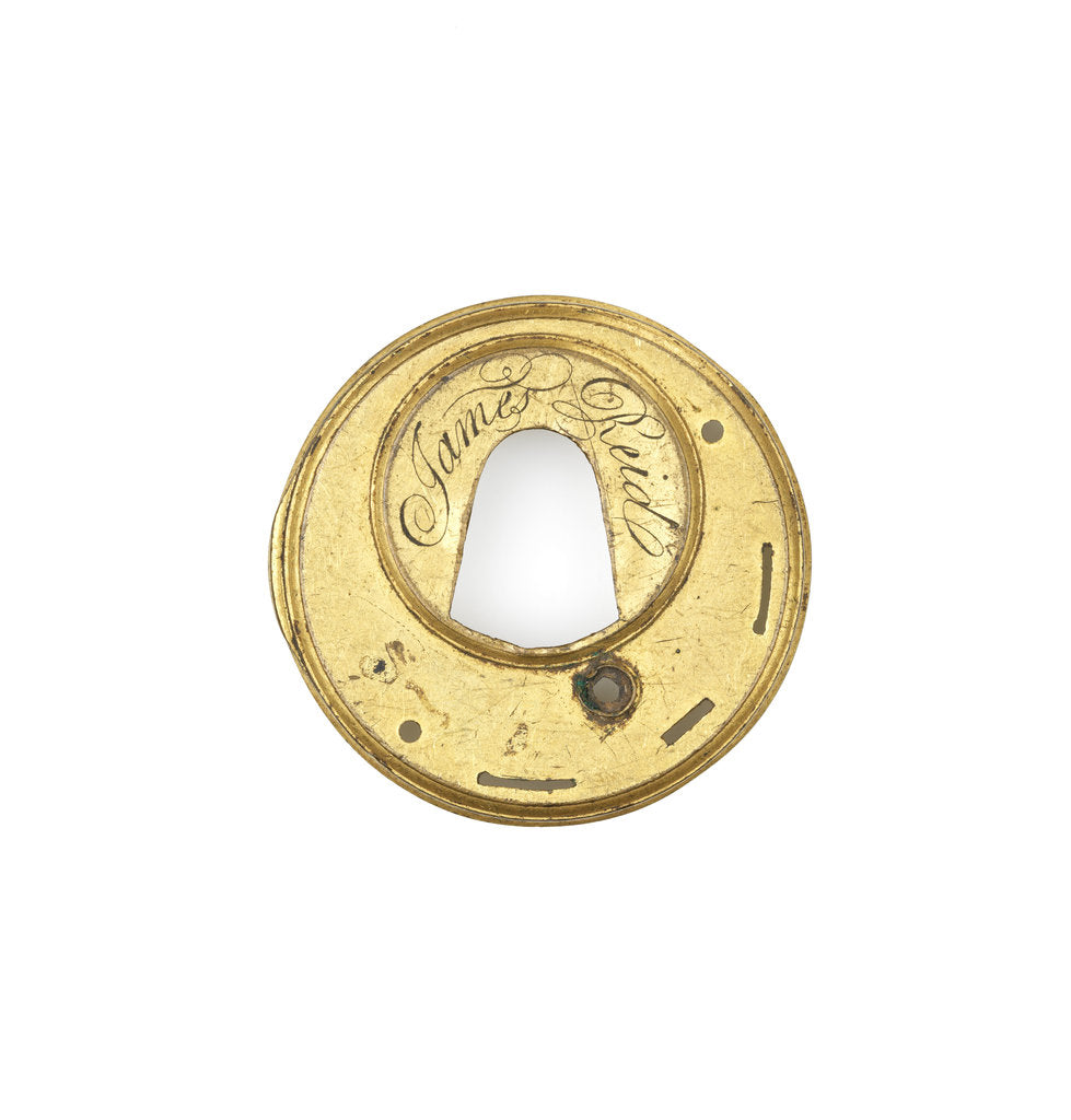 Detail of Gold dust cover of a watch by Unknown