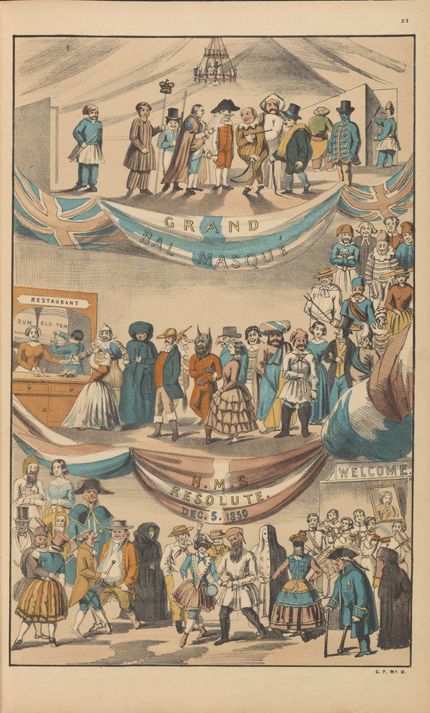 Detail of Facsimile of the Illustrated News by Rudolph Ackermann