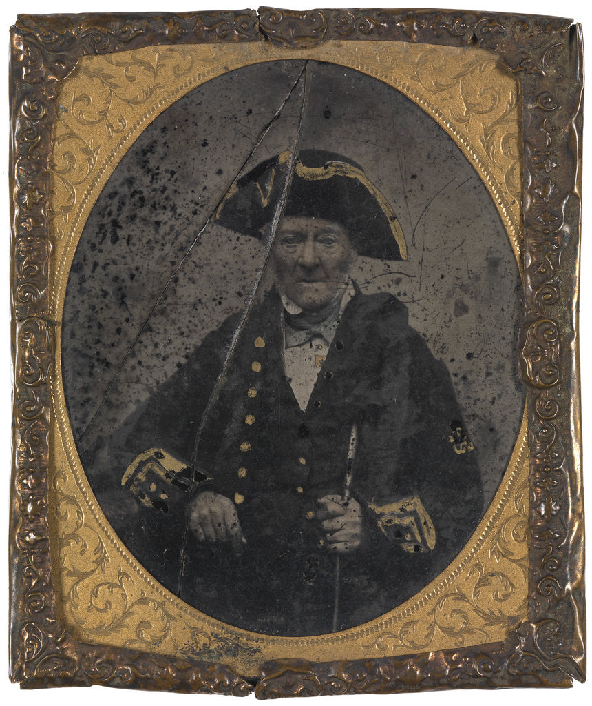 Detail of Unidentified Greenwich Pensioner. Fox Talbot Collection by Unknown