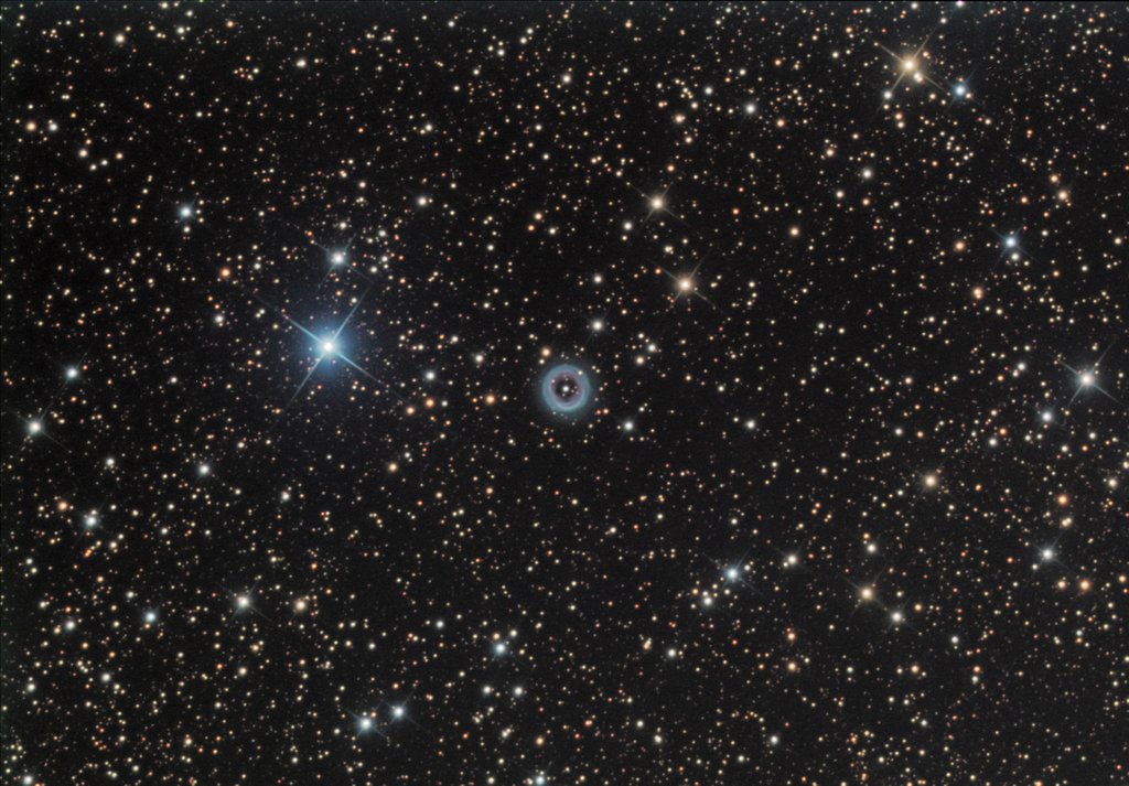 Detail of Planetary Nebula Shapley 1 by Steve Crouch