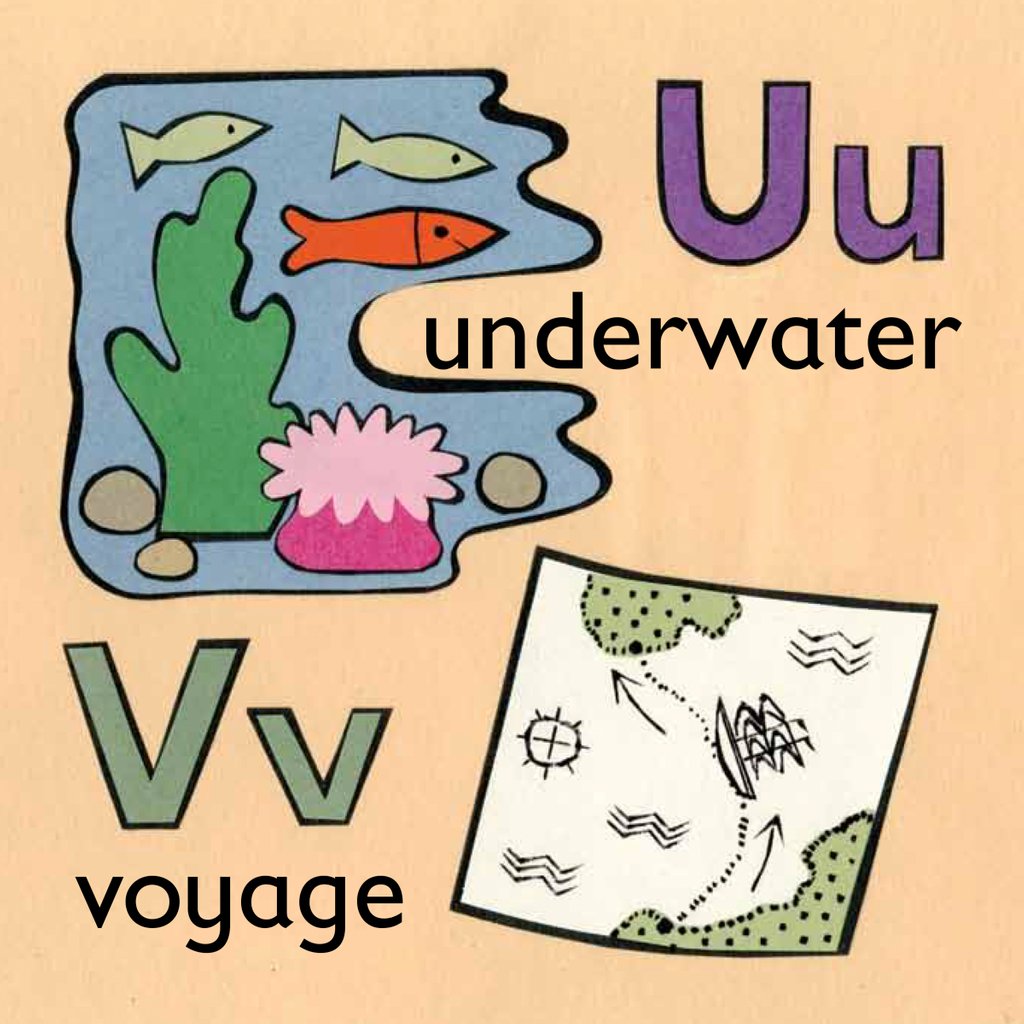 Detail of Underwater and Voyage children graphic by Anonymous