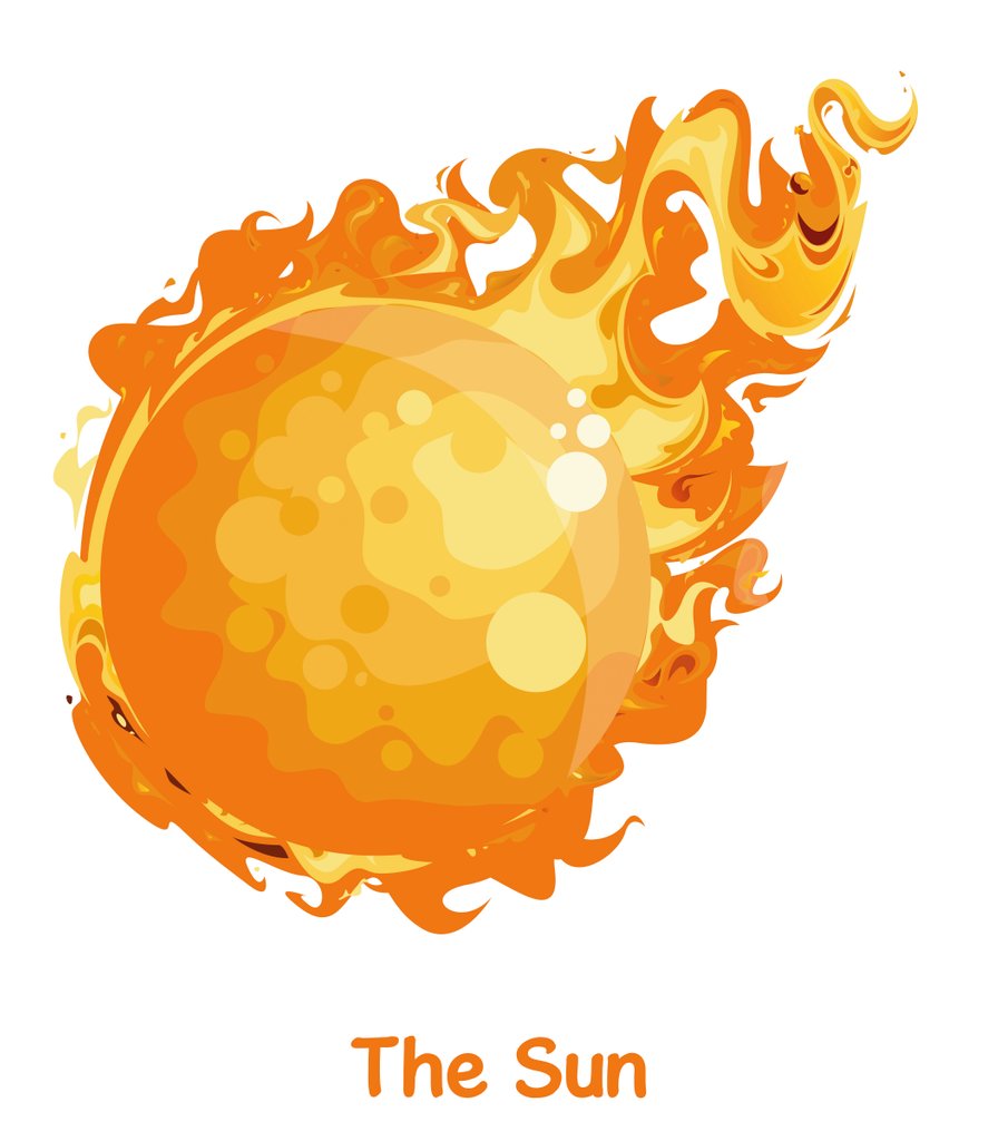 Detail of The Sun with a fireball tail by Anonymous