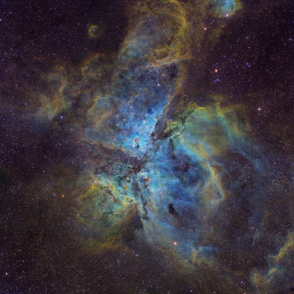 Detail of Eta Carina Nebula by Thomas Davis